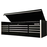 Extreme Tools<sup>®</sup> RX Series Top Tool Chest, 72" W, 12 Drawers, Black TEQ503 | Action Paper