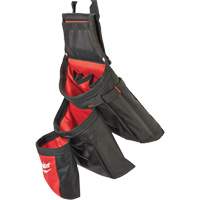 Contractor Work Belt With  Suspension Rig, Nylon, Black Action Paper