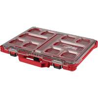 Packout Low-Profile Organizer, 19-3/4" x 16-2/5" x 2-1/2", Black/Red Action Paper