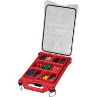 Packout Compact Low-Profile Organizer, 16-2/5" x 9-3/4" x 2-1/2", Black/Red Action Paper