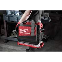 Packout Compact Low-Profile Organizer, 16-2/5" x 9-3/4" x 2-1/2", Black/Red Action Paper