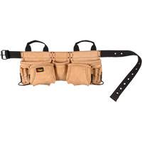Carpenter's Tool Belt, Leather, Tan Action Paper
