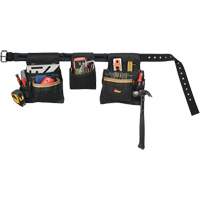 Ceinture &agrave; outils combin&eacute;e de luxe, Polyester, Noir Action Paper
