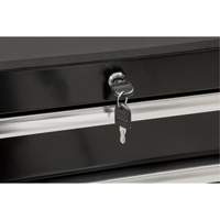 Heavy-Duty Tool Cart, 7 Drawers, 28" W x 22" D x 42-3/8" H, Black Action Paper