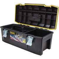 FatMax&reg; Structural Foam Tool Box, 28" W x 12-1/2" D x 11" H, Black/Yellow Action Paper