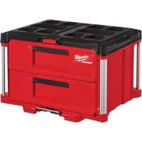 Packout 2-Drawer Tool Box, 16-1/3" x 14-1/3" x 22-1/5", Red Action Paper