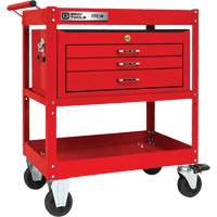 PRO+ Series Heavy-Duty Utility Cart with Intermediate Chest, 2 Tiers, 30-1/5" x 38-1/3" x 19-1/2" TER131 | Action Paper