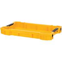 Plateau d'outils peu profond ToughSystem, 18-2/5" x 12" x 2-1/3", Jaune Action Paper