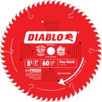 Contractor Saw Blades - Fine Finishing Saw Blades, 8-1/2", 60 Teeth, Wood Use Action Paper