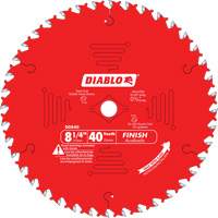 Contractor Saw Blades - Finishing Saw Blades, 8-1/4", 40 Teeth, Wood Use Action Paper