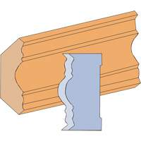 Fancy Cove Moulding Cutter Set Action Paper