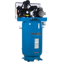 Industrial Series Air Compressors - Horizontal Compressor - Two Stages, 66.6 Gal. (80 US Gal) Action Paper