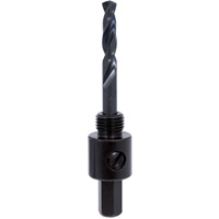 Mandrin pour scie-cloche &agrave; tige triangulaire, 9/16" - 1-3/16", 3/8" Tige Action Paper