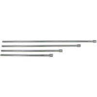 Jeu de barres rallonges SE12-4S, Prise de 1/2", Fini Chrome, 4 M Action Paper