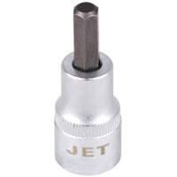 Bit Socket, Hex, 3 mm x 2" L, 3/8" Drive Action Paper