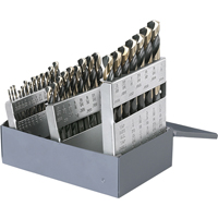 Drill Sets, 29 Pieces, High Speed Steel Action Paper