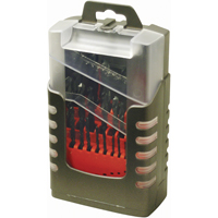 Drill Sets, 25 Pieces, High Speed Steel Action Paper