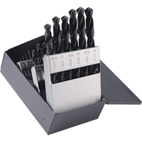 Drill Sets, 25 Pieces, High Speed Steel Action Paper
