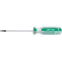 Tournevis carr&eacute; avec manche g&eacute;ant, Tige de #1, Ronde, 4" lo, Prise en Plastique Action Paper