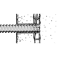 Rotary Rebar Cutters, 3/8", SDS-Plus Shank, Carbide Action Paper