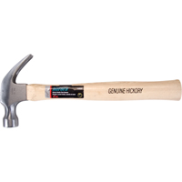 Hickory Handle Hammer, 16 oz., Wood Handle, 13" L Action Paper