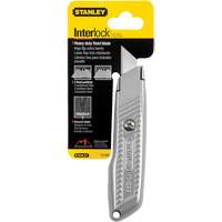 Fixed Blade Interlock&reg; Utility Knife, 5-1/2", Metal Blade Action Paper