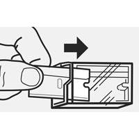 Lame pour grattoir &agrave; verre, Lame Acier &agrave; haute teneur en carbone Action Paper