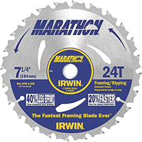 Contractor Saw Blades - Marathon&reg; Saw Blades, 7-1/4", 24 Teeth Action Paper