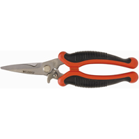 Easy Snip Utility Shear, 4" Cut Length, Straight Handle Action Paper