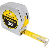 PowerLock&reg; Tape Measure, 1" x 30', Imperial Graduations Action Paper