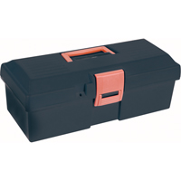 Heavy-Duty Tool Box, 15" W x 7" D x 5-1/2" H, Black Action Paper