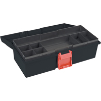 Heavy-Duty Tool Box, 15" W x 7" D x 5-1/2" H, Black Action Paper