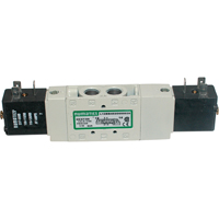 Pilot 5-Way 2-Position 4-Way Solenoid Valves, 1/8" Pipe, 150 PSI TLY605 | Action Paper