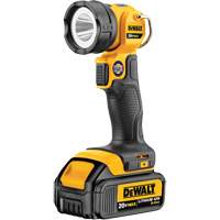 Max Work Light, LED, 110 Lumens, 11 Hrs. Run Time, Rechargeable Battery, Plastic Action Paper