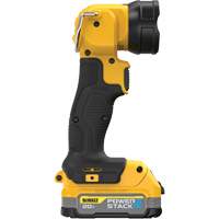 Max Work Light, LED, 110 Lumens, 11 Hrs. Run Time, Rechargeable Battery, Plastic Action Paper