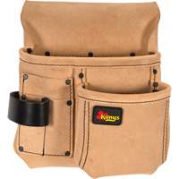Demi-Tablier De Menuisier, Porte-outil multiple, Cuir, 4 Poches Action Paper
