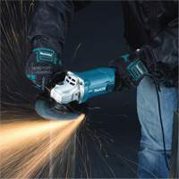 Cut-Off/Angle Grinder with AC/DC Switch, 6", 10.5 A, 11000 RPM Action Paper