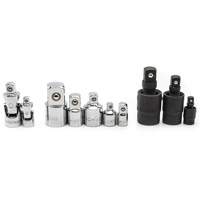 10-Piece 1/4", 3/8" & 1/2" Drive Universal Joint and Adapter Set Action Paper
