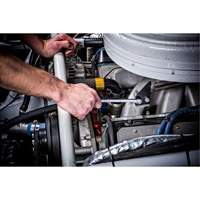 12-Point Long Pattern Wrench Set with Tool Roll, Combination, 15 Pieces, Imperial Action Paper