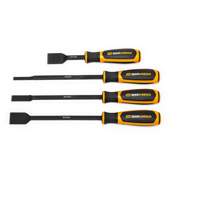 4-Piece Dual Material Wide Scraper Set Action Paper