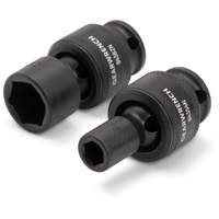 15-Piece 3/8" Drive 6 Point Universal Impact Metric Flex Socket Set Action Paper
