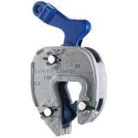 GX Plate Clamp with Chain Connector, 1000 lbs. (0.5 tons), 1/16" - 5/16" Jaw Opening TQB418 | Action Paper