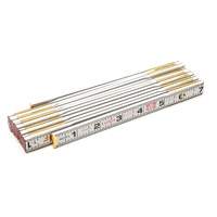 R&egrave;gle en bois pliante, 6' lo, Bois, Graduations de 1/6" Action Paper