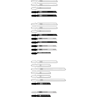 Lame de scie sauteuse, Bim&eacute;tal, Tige en T, 4" lo, 6 dents par pouce Action Paper