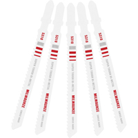 Lame de scie sauteuse, Bim&eacute;tal, Tige en T, 4" lo, 10 dents par pouce Action Paper