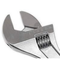 Adjustable Tapered Handle Wrench - Carded, 18" L, 2-1/16"/53 mm Max Width, Chrome/Polished Action Paper