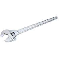 Adjustable Tapered Handle Wrench - Carded, 24" L, 2-7/16"/62 mm Max Width, Chrome/Polished Action Paper