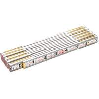 R&egrave;gle de maçon Red End, 6' lo, Bois, Graduations de 1/16" Action Paper