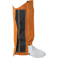 Leather Spats, 14" L, Lava Brown Action Paper