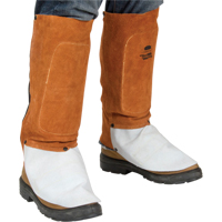 Leather Spats, 14" L, Lava Brown Action Paper